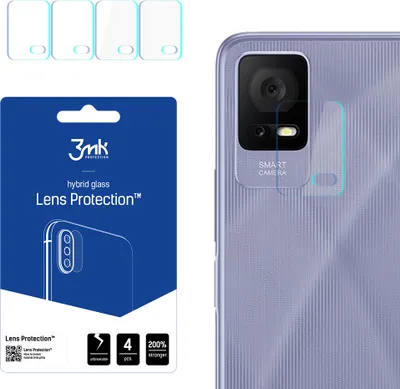 Produktbild von 3mk Hybridglas Lens Protection für TCL 405 Kamera Objektiv Kameralinse 0,16mm 6H (4 Stück)