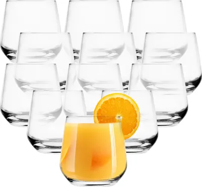 Produktbild von KONZEPT Gläser Set 12 teilig 0,31 l kleine Saftgläser, Trinkgläser, Wassergläser spülmaschinenfest