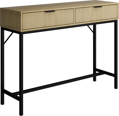 Produktbild von Schminktisch Vicco Lennox Eiche 100 x 75 cm mit 2 Schubladen, Model 51879