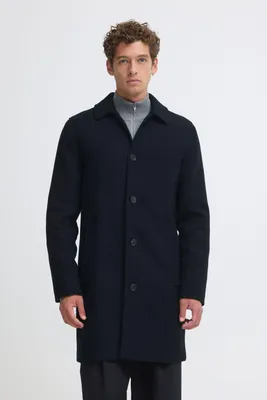 Image de Manteau d'hiver pour homme CFEzequiel, style décontracté, en laine, veste d'hiver, coupe classique