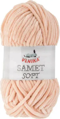 Produktbild von 100g Strickgarn Samet Soft Chenille-Strickgarn Samtwolle flauschig Farbwahl