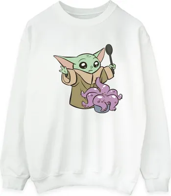 Produktbild von Star Wars - "The Mandalorian" Sweatshirt für Herren BI46720 (L) (Weiß)