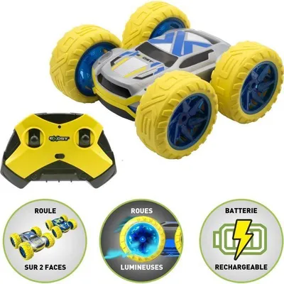Obrázok produktu pre Auto na diaľkové ovládanie - EXOST - 360 CROSS FLASH - 1:18 - žltá