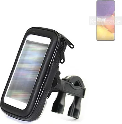 Produktbild von K-S-Trade Fahrrad-Halterung kompatibel mit Samsung Galaxy Quantum2 Handy-Halterung Halter Lenkstange Fahrradhalterung Motorrad Bike Mount