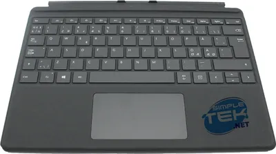 Produktbild von Microsoft Surface Pro X, QWERTY, Nordisch, Trackpad, Microsoft, Surface Pro X, Schwarz