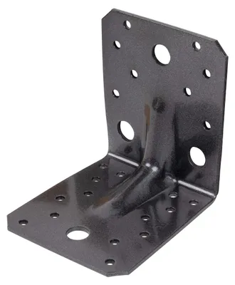 Imagen del producto de Alberts 301880: Conector angular de alta resistencia DURAVIS® con nervadura | negro diamante