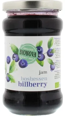 Productafbeelding van Bionova Bosbessenjam (340 gr)