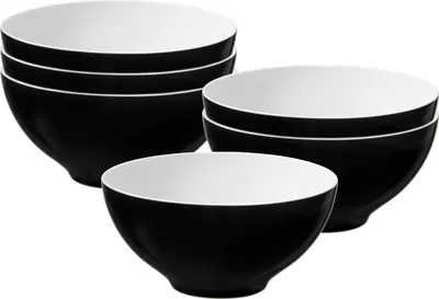 Produktbild von Seltmann Weiden Life Fashion Schüssel ø 15,5 cm 6er Set - Glamorous Black