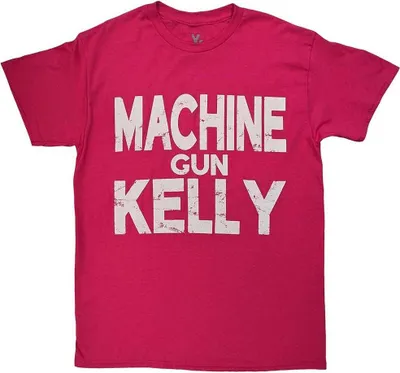 Produktbild von Machine Gun Kelly - T-Shirt für Herren/Damen Uni RO12211 (M) (Pink)