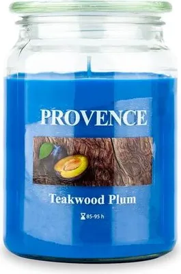 Obrázok produktu pre Sviečka V Skle S Víčkom 510G Teakwood Plum,1Knot