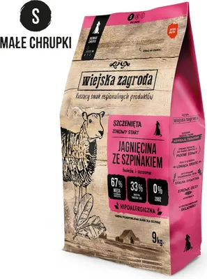 Produktbild von COUNTRY FARM Lamm mit Spinat S – Trockenfutter für Welpen – 9 kg