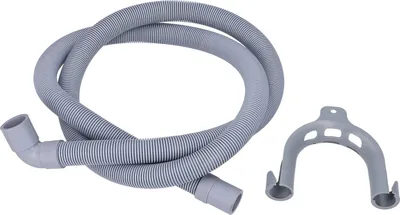 Produktbild von easyPART passend für 10006271 EUROPART Ablaufschlauch Abpumpschlauch Waschmaschine Spülmaschinen 1,5m Alternativ Endstücke gewinkelt/gerade 22/19mm Durchmesser sehr flexibel mit