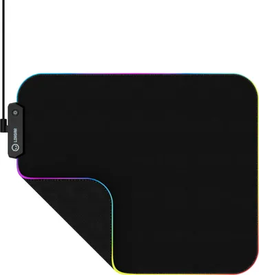 Produktbild von Lorgar Steller 913, Schwarz, Einfarbig, Elasthan, Multi, Anti-Rutsch-Basis, Gaming-Mauspad