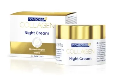 Produktbild von Collagen Night Cream with Marine Collagen and Active Gold
