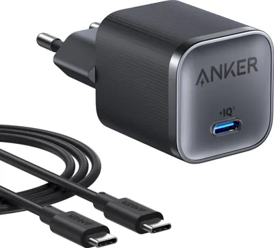 Produktbild von Anker Nano Ladegerät (45W, mit 180cm USB-C Kabel) Schwarz