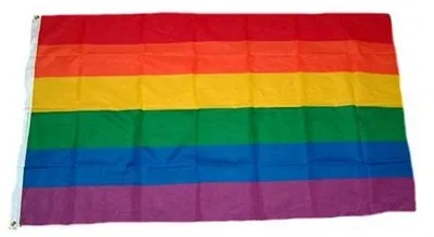Produktbild von Regenbogenflagge / Rainbow Flag 90 x 150 cm