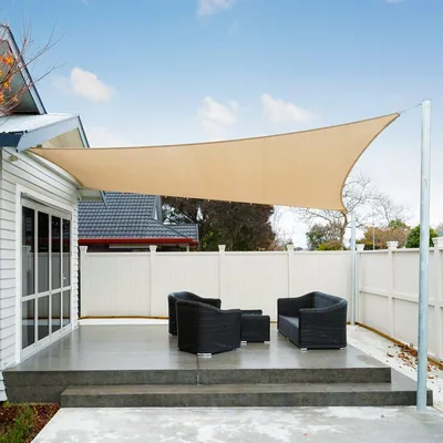 Immagine prodotto di Telo parasole impermeabile, dimensioni 2,5 x 4 metri, con protezione UV