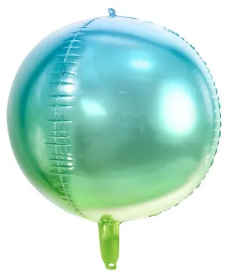 Immagine prodotto di Pallone in foil ombreggiato blu e verde