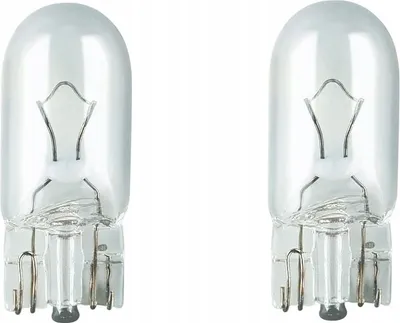 Zdjęcie produktu dla Żarówki halogenowe T10 W5W W2.1x9.5d 12V 2szt. blister AMIO-03346