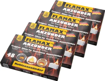 Produktbild von 192x Ofenanzünder Kaminanzünder Kohlenanzünder Anzünder Würfel Grill Kohle