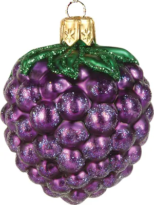 Produktbild von Christbaumkugel Figuren Essen, Auswahl:Brombeere 4cm