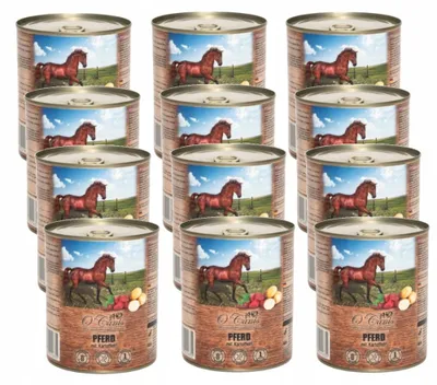 Obrázok produktu pre O'CANIS mokré krmivo pre psov Konské mäso so zemiakmi 12x800g