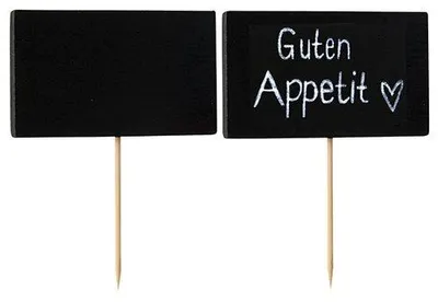 Produktbild von Fingerfood - Picker 9 cm "Blackboard"
