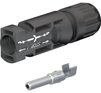 Produktbild von Stäubli MC4 Kupplungsstecker, für PV-Kabel 4-6mm², Packung mit 10 Stk.
