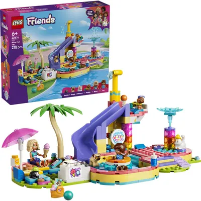 Obrázok produktu pre LEGO Friends Zábavný deň v aquaparku, Stavebnica, 6 rok / roky, Plast, 278 kusov, 510 g