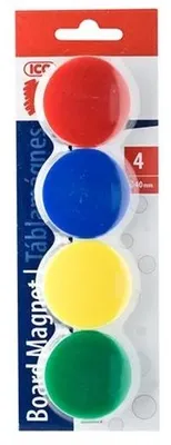 Produktbild von Magnete, 40 mm, 4 Farben