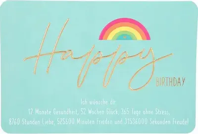 Produktbild von Klappkarte Kunterbunt Motiv 31, Depesche