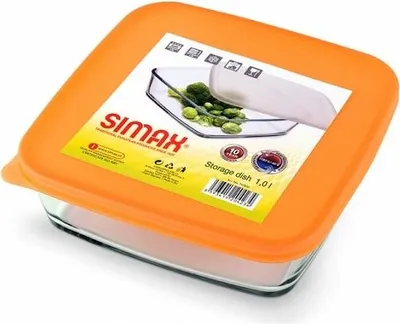 Image de Simax Récipient alimentaire carré 1,7 l
