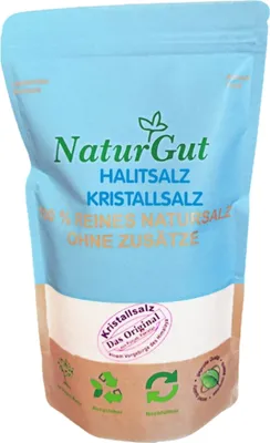 Produktbild von Naturgut - Halitsalz im Kraftpapierbeutel - 500g Solesalz