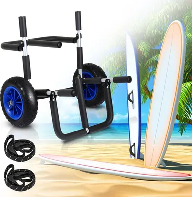 Produktbild von Yakimz Transportný vozík Double pre 2x SUP Stand Up Paddle Surfboard Surf Trolley Alu