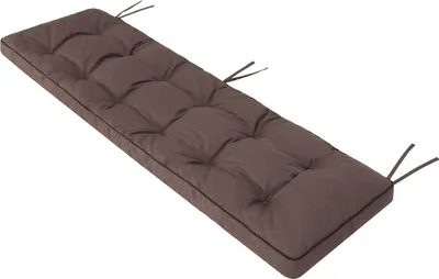 Produktbild von PillowPrim Poduszka na ławkę Poduszka na ławkę na zewnątrz - Poduszka na ławkę do domu i ogrodu Poduszka do siedzenia - 120x50 cm Brązowy