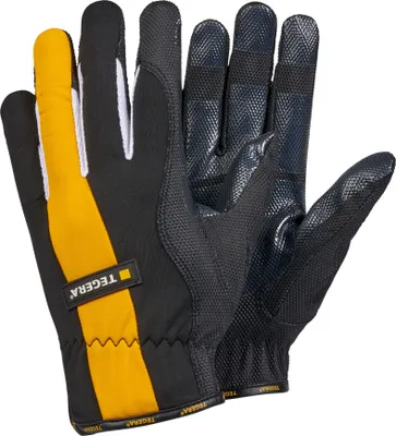 Produktbild von Ejendals TEGERA 9102, Werkstatthandschuhe, Schwarz, Weiß, Gelb, Erwachsener, Erwachsener, Männlich, 2 Stück(e)
