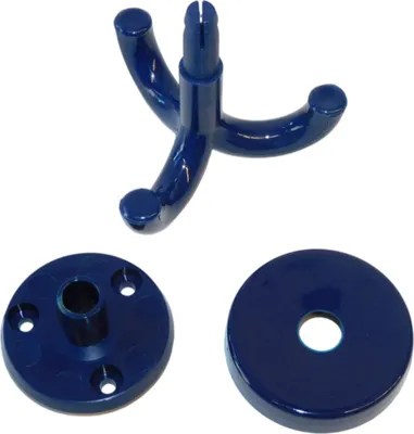Produktbild von 25 Stück Deckenhaken, 3-fach blau