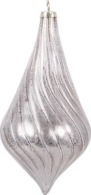 Image de Clayre & Eef Boule de Noël Ø 8x17 cm Verre argenté