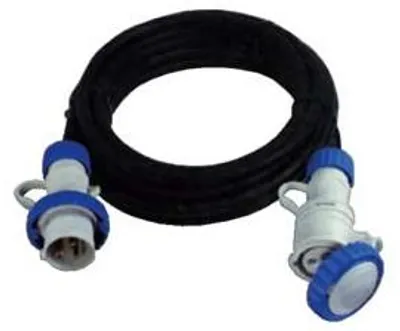 Zdjęcie produktu dla Przedłużacz przemysłowy 20 m z wtyczką i gniazdem 220 V CEE IP67 - 20 m 92973