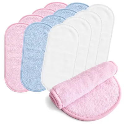 Produktbild von com-four® 12x Abschminktücher - Waschbare Reinigungspads für Gesichtspflege