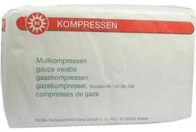 Image de Compresses de gaze 10x20 cm non stériles 8 plis 100 pces