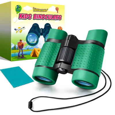 Imagen del producto de Binoculares para niños, juguete, para edades de 3 a 12 años, regalo para niños