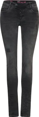 Produktbild von Street One Casual Fit Destroyed Jeans, authentic black destroy
