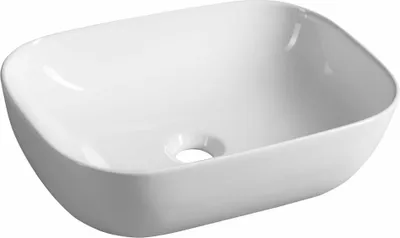 Immagine prodotto di Lavabo da appoggio in Vetroceramica 46x34 cm, bianco