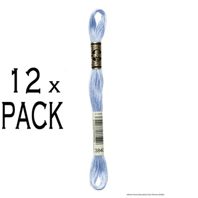 Zdjęcie produktu dla 12x nić hafciarska DMC Mouline Special 117MC -3840, 6-warstwowa, 8m, PU