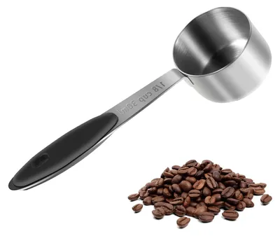 Kaffeemaßlöffel 30 ml Edelstahl mit langem Griff