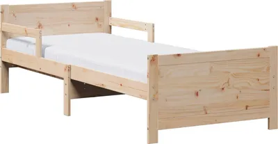 Obrázok produktu pre Rám postele s rozťahovacou matrací Hnedá 80 x 200 cm