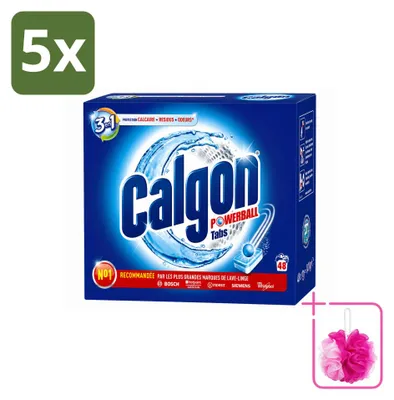 Produktbild von 5 x Calgon 3-in-1 Wasserenthärter-Tabletten - Sparpackung - 5 Stücke