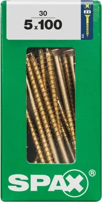 Produktbild von Spax Universalschrauben 5.0 x 100 mm PZ 2 - 30 Stk.