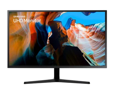 Produktbild von Samsung U32J590, 81,3 cm (32"), 3840 x 2160 Pixel, 4K Ultra HD, LED, 4 ms, Schwarz